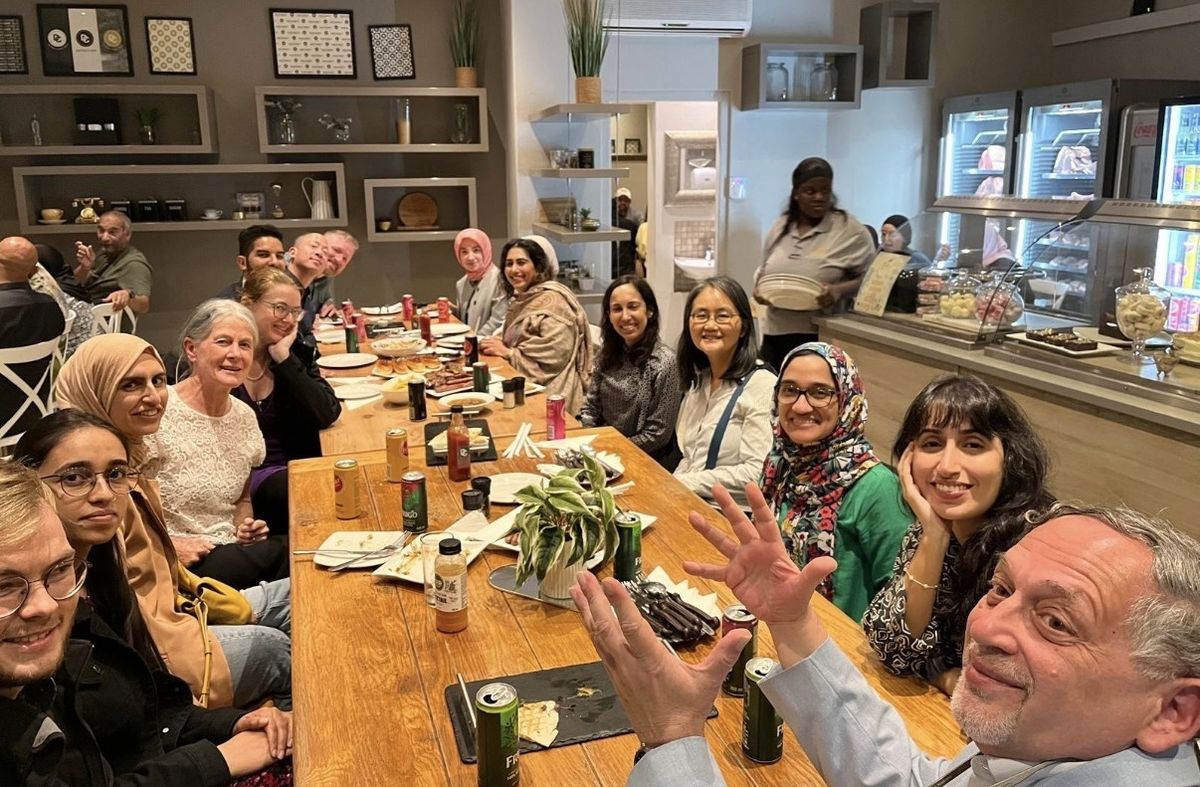 In-person attendees at the conference dinner on Friday, December 12th.