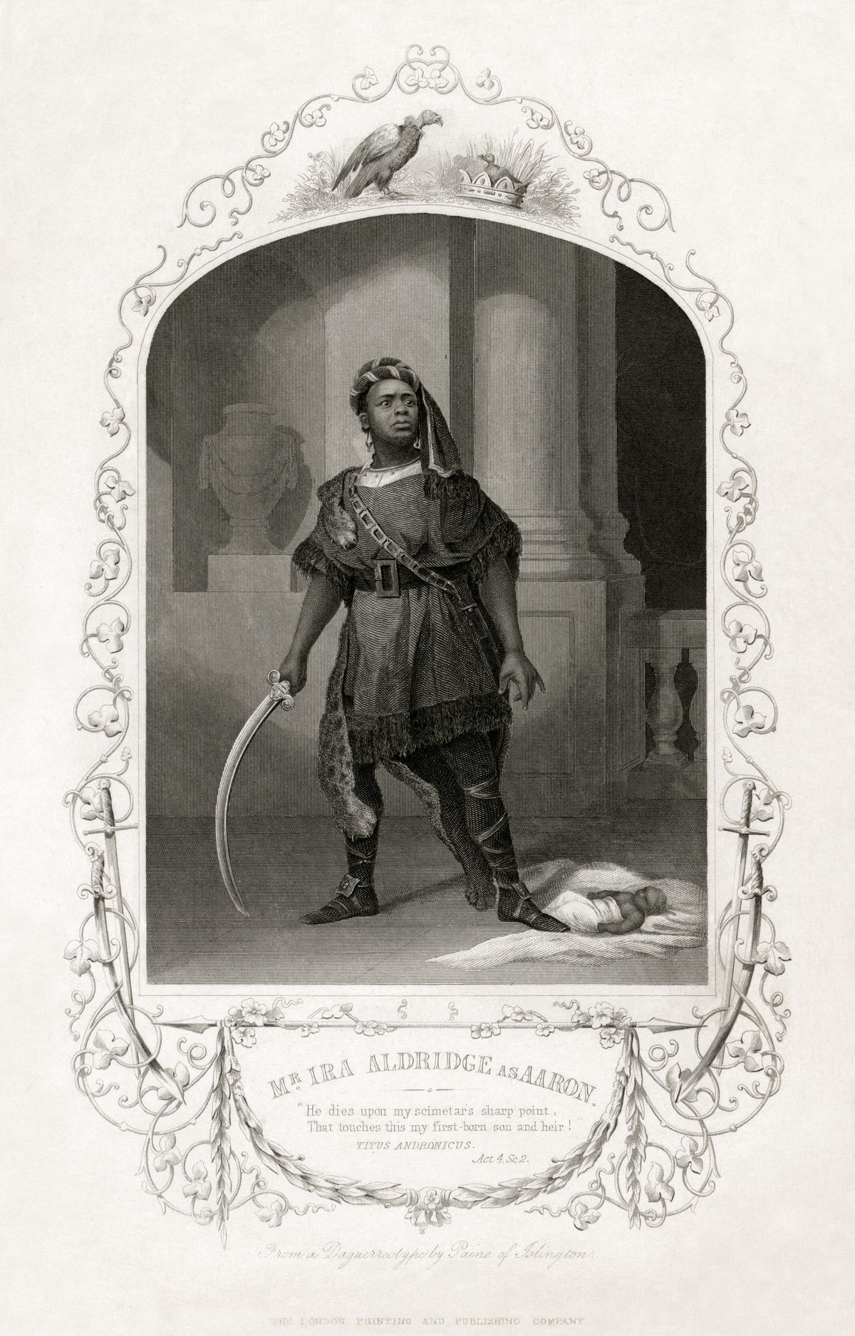 Ira Aldridge as Aaron