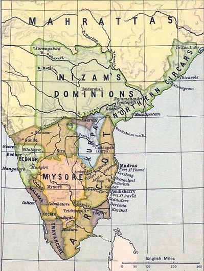 map of Arcot and the Deccan map of Arcot and the Deccan
