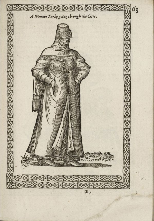 Woman Turke going through the Citie Woman Turke going through the Citie